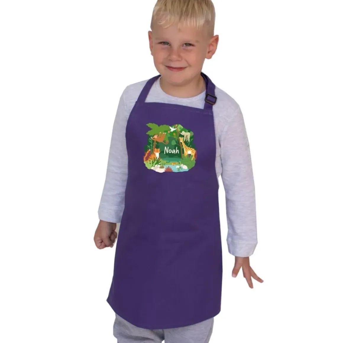 Jungle Safari Personalised Apron - Age 3-6