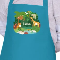 Jungle Safari Personalised Apron - Age 7-10