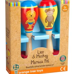 Lion & Monkey Maracas