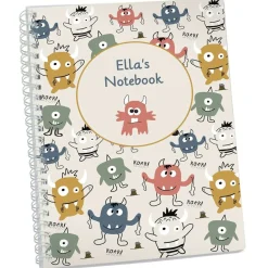 Little Monsters Personalised Notebook