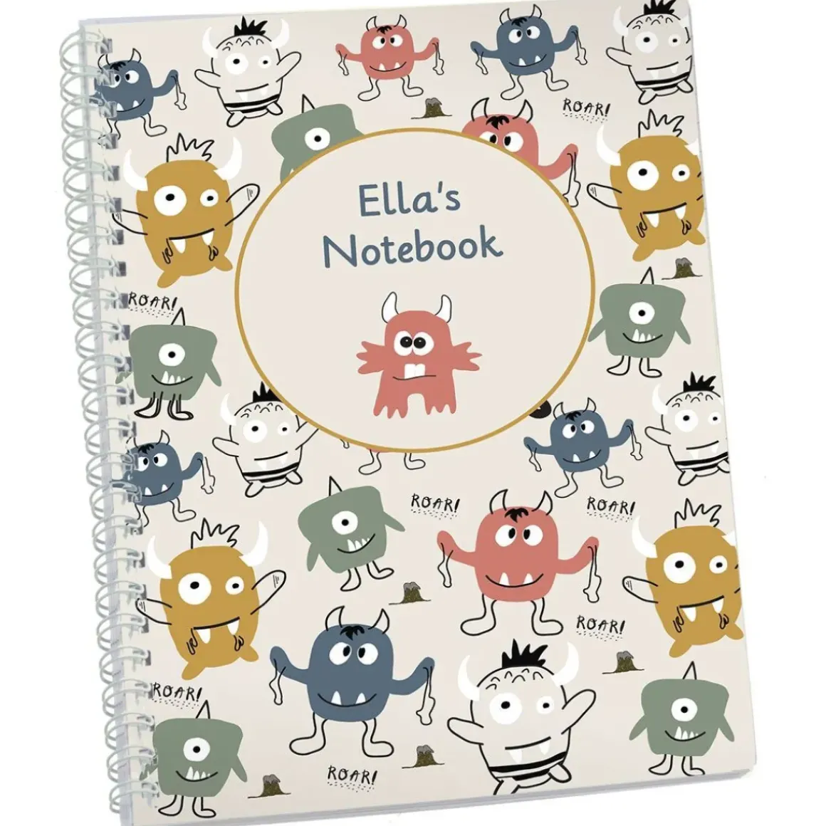 Little Monsters Personalised Notebook