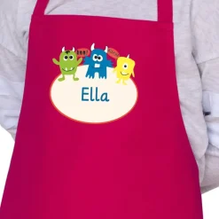 Little Monsters Personalised Apron - Age 7-10