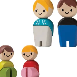 Little Wooden Doll Family