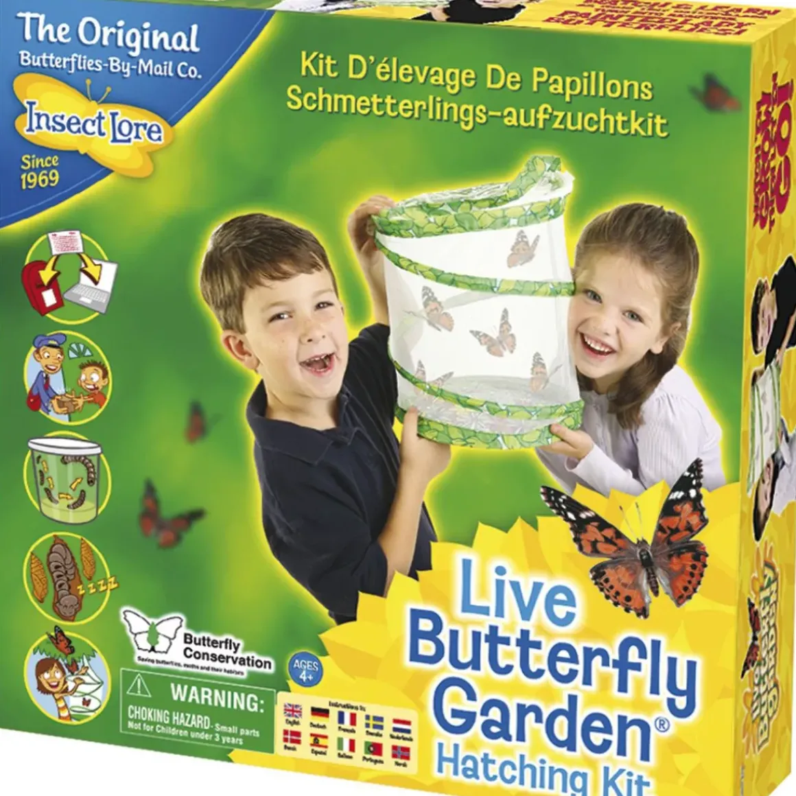Live Butterfly Garden Kit