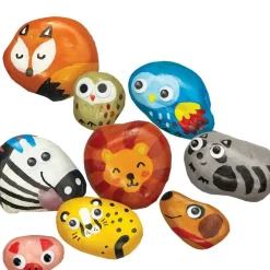 Magical Animal Rock Painting