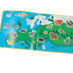 Maps Reusable Sticker Book