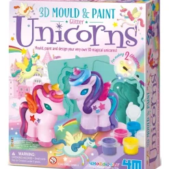 Mould & Paint 3D Glitter Unicorns