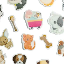 Muddy Paws Colour Changing Bath Stickers
