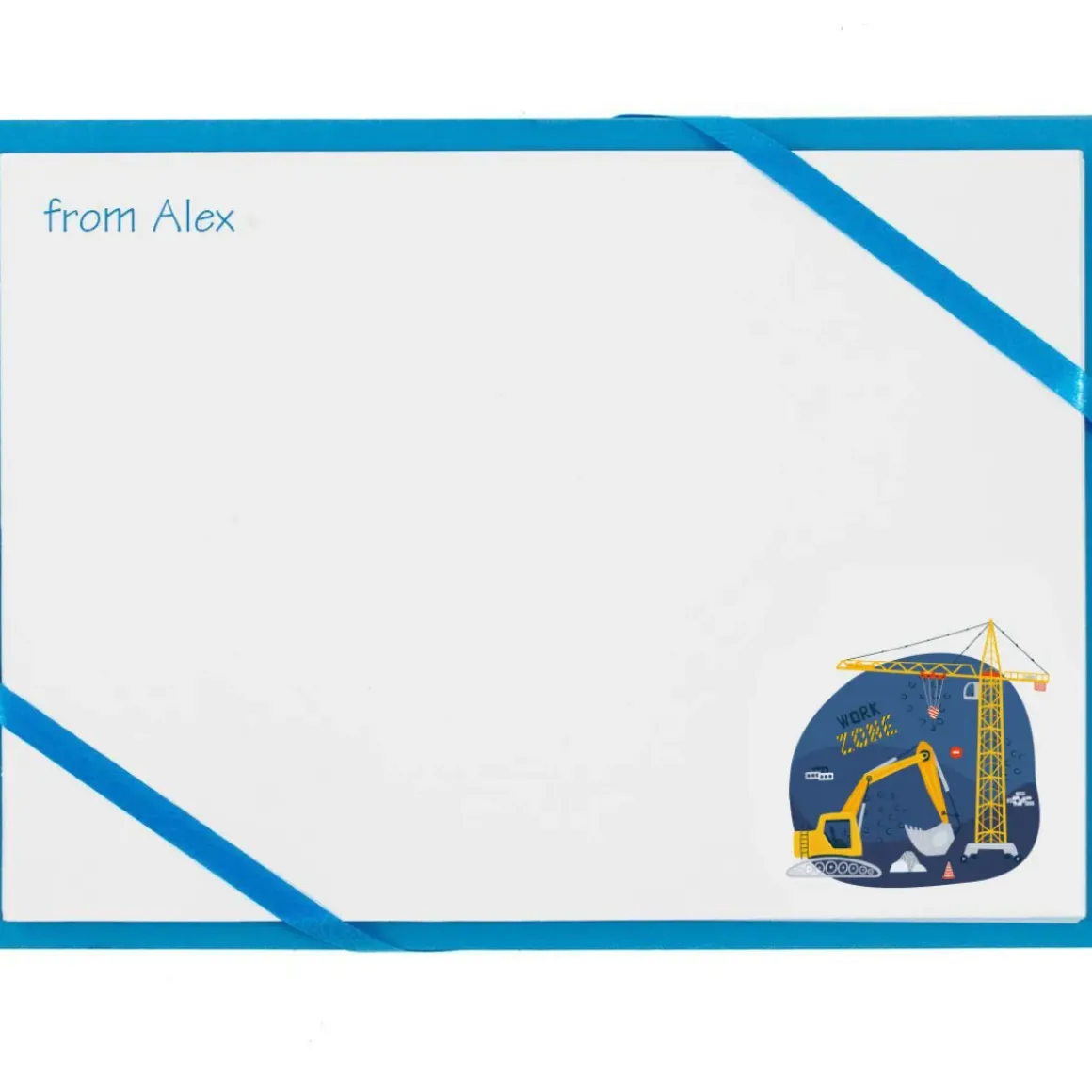 Named Cards - Construction Site