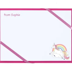 Named Cards - Rainbow Unicorn