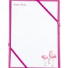 Named Notepaper - Flamingos