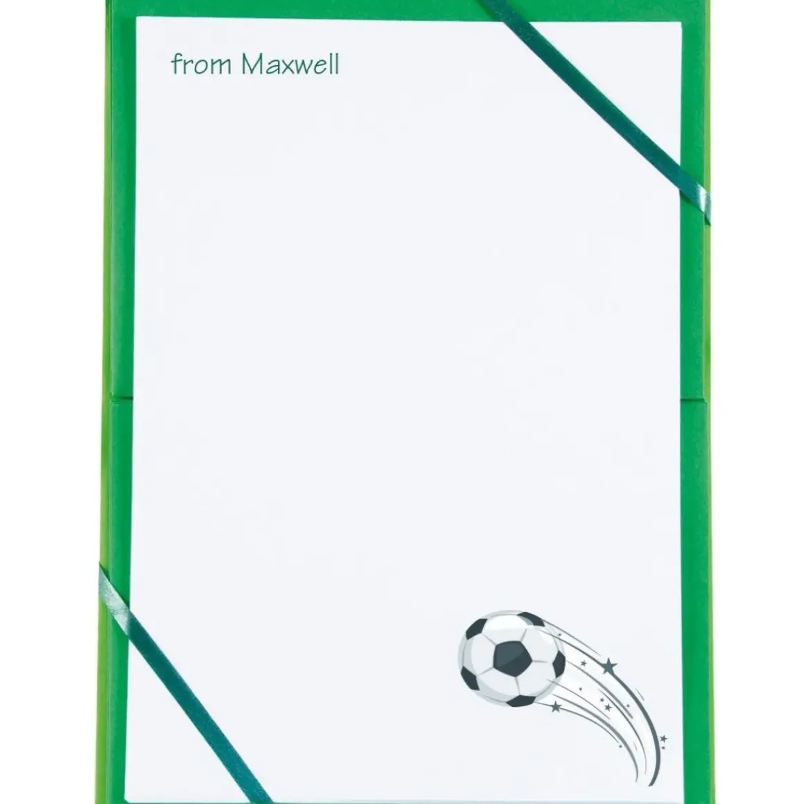 Named Notepaper - Football