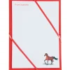 Named Notepaper - Horse (Red)