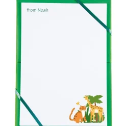 Named Notepaper - Jungle Safari