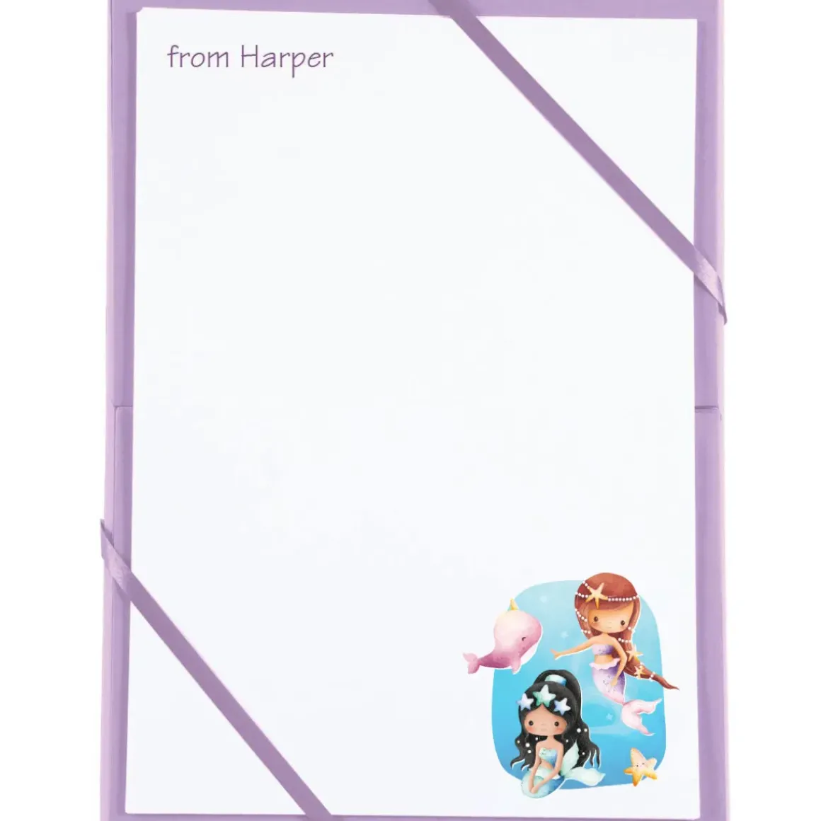Named Notepaper - Mermaids