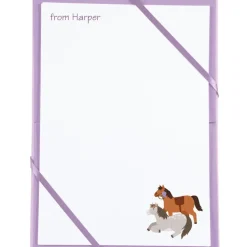 Named Notepaper - Ponies