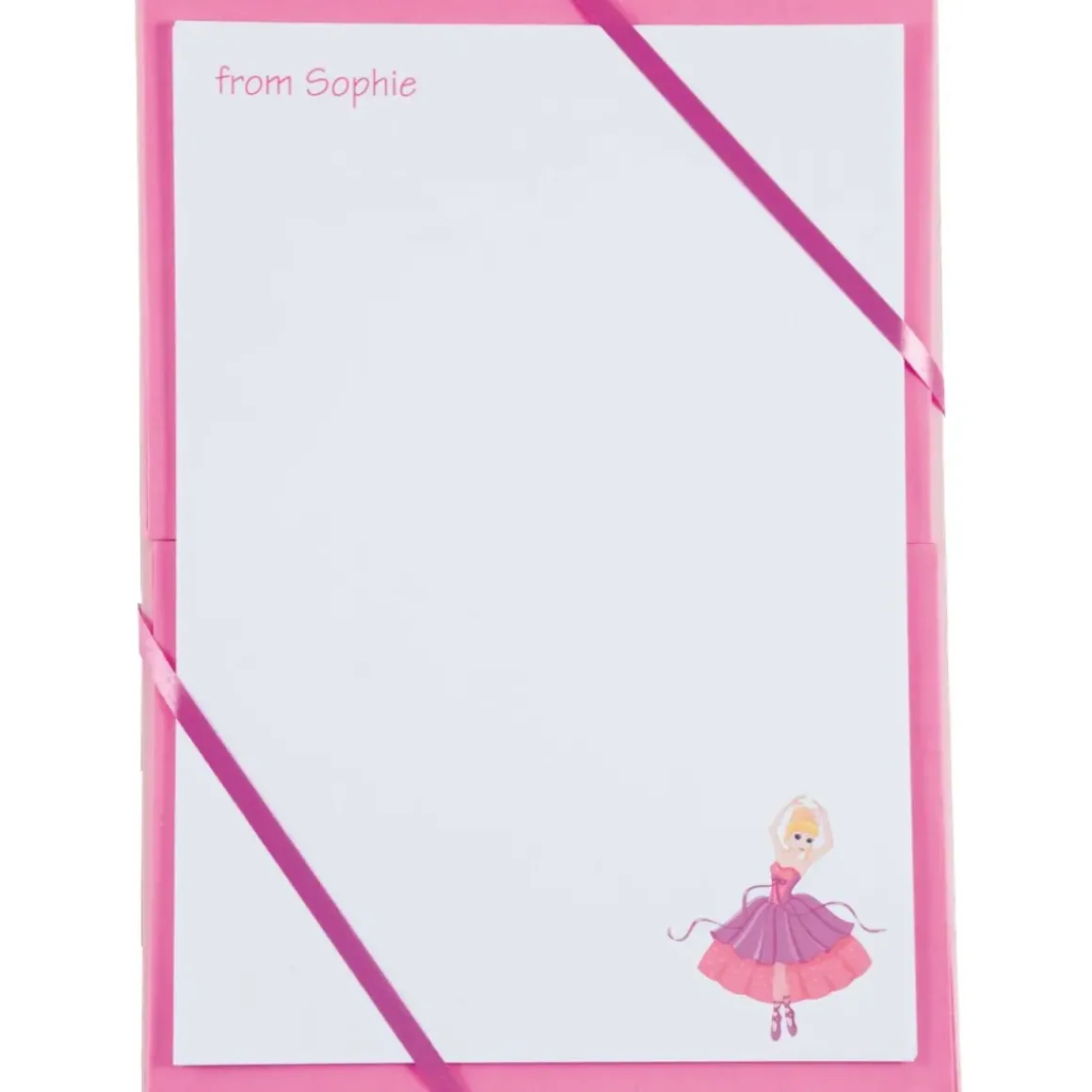 Named Notepaper - Princess Ballerina