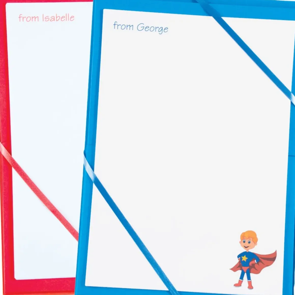Named Notepaper - Super Hero