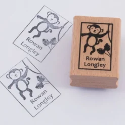 Named Rubber Stamp - Cheeky Monkey
