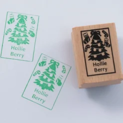 Named Rubber Stamp - Christmas Tree