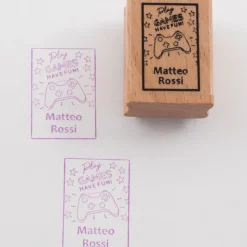 Named Rubber Stamp - Gaming