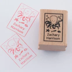 Named Rubber Stamp - Ocean Life