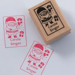 Named Rubber Stamp - Santa