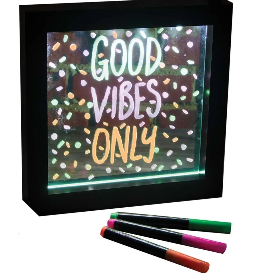 Neon Effect Message Frame