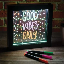 Neon Effect Message Frame
