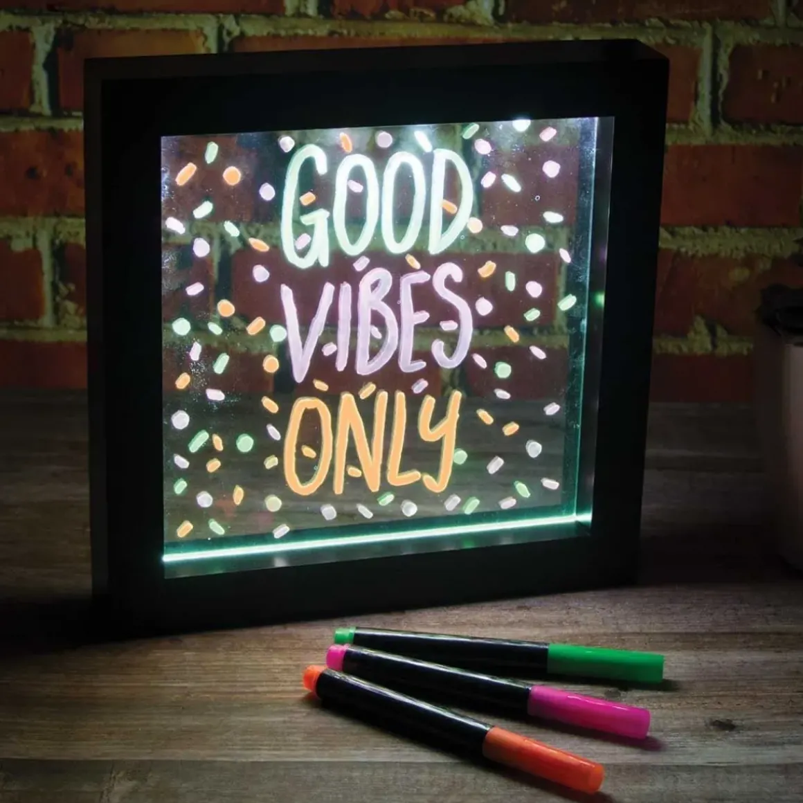 Neon Effect Message Frame