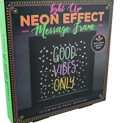 Neon Effect Message Frame