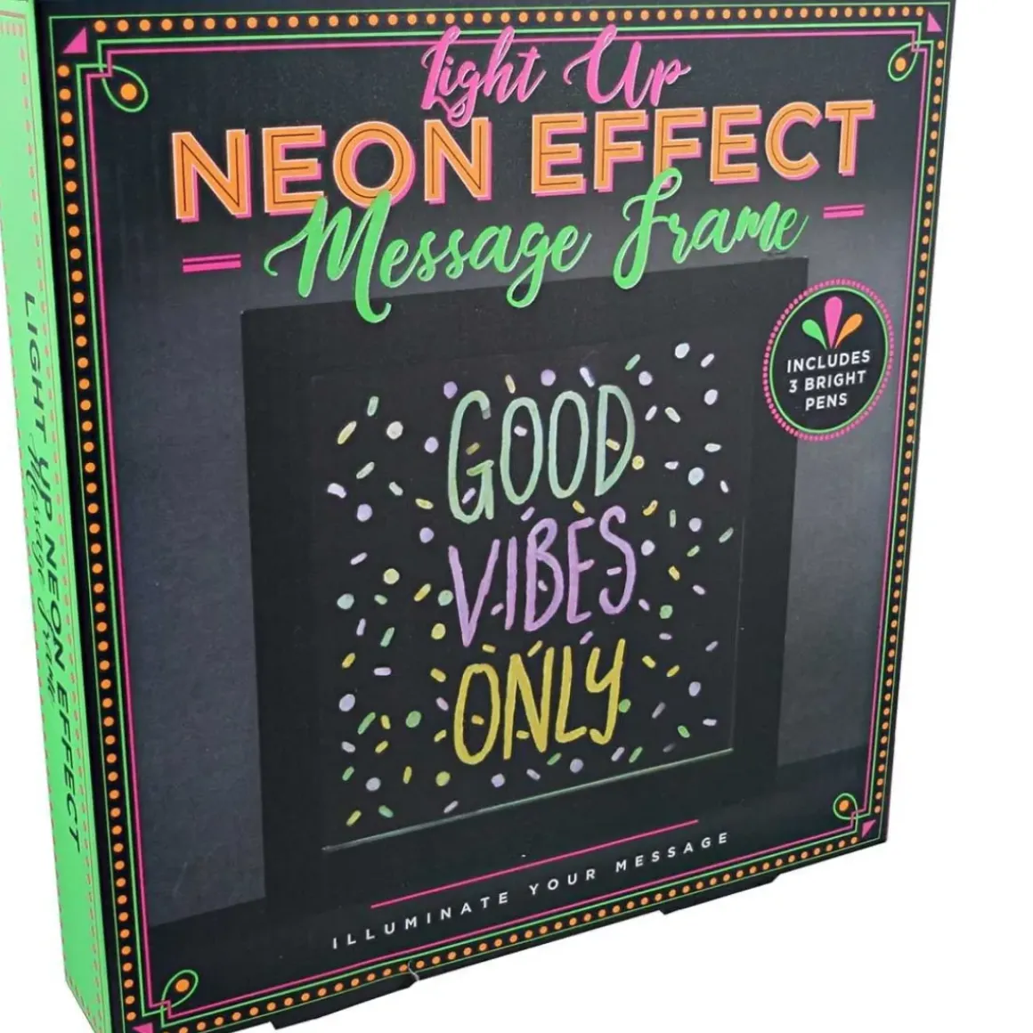 Neon Effect Message Frame