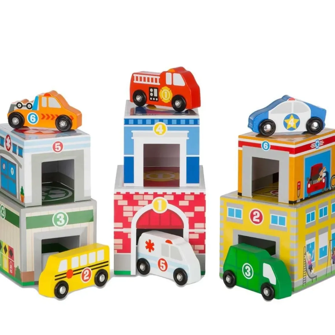 Nesting & Sorting Buildings & Vehicles