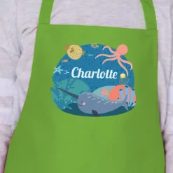 Ocean Life Personalised Apron - Age 7-10