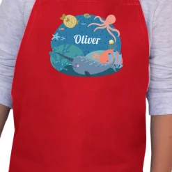 Ocean Life Personalised Apron - Age 3-6