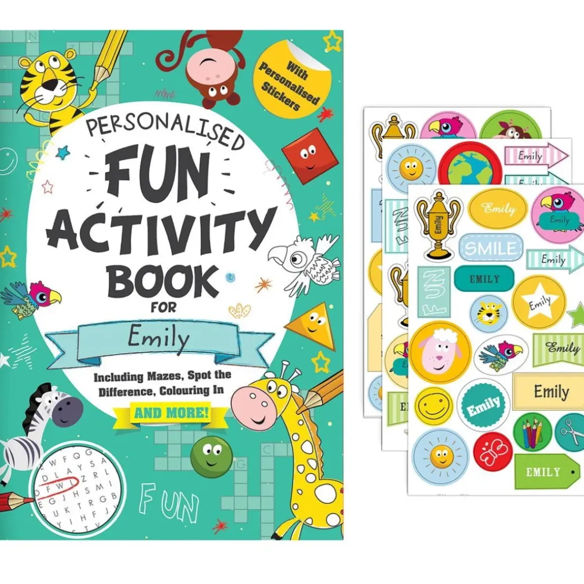 Personalised Activity Book with Stickers