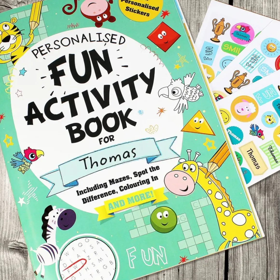 Personalised Activity Book with Stickers