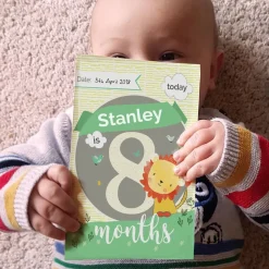 Personalised Baby Milestone Cards