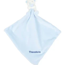Personalised Blue Bear Comforter