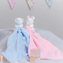 Personalised Blue Bear Comforter