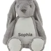 Personalised Bunny Soft Toy (Grey)