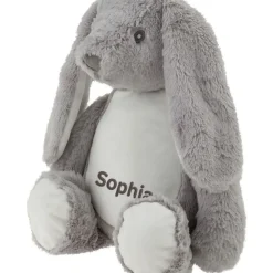 Personalised Bunny Soft Toy (Grey)