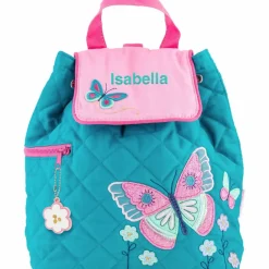 Personalised Butterfly Quilted Backpack