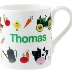 Personalised China Mug - Farmyard