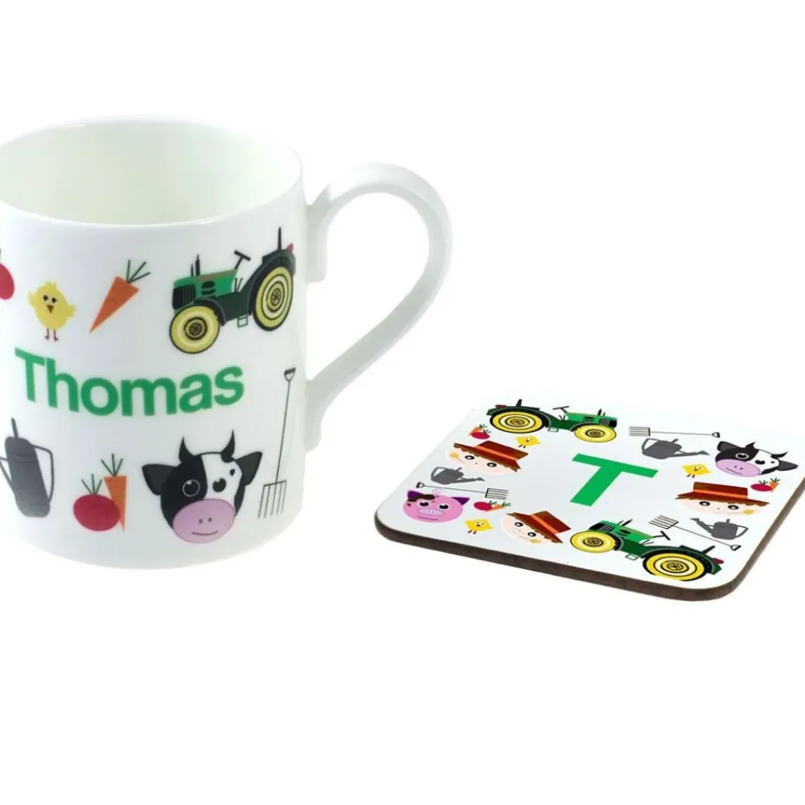 Personalised China Mug - Farmyard