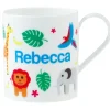 Personalised China Mug - Jungle Animals