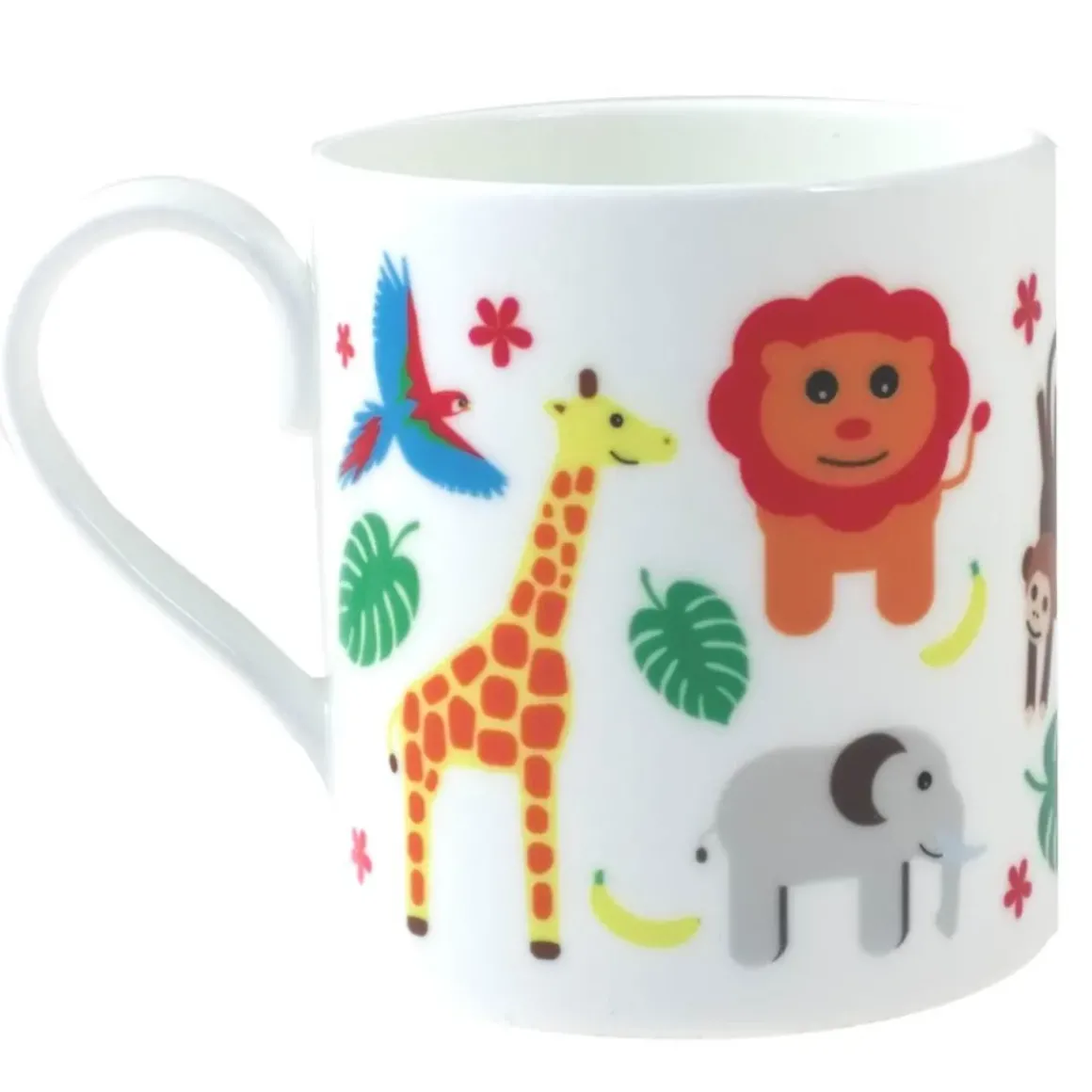 Personalised China Mug - Jungle Animals