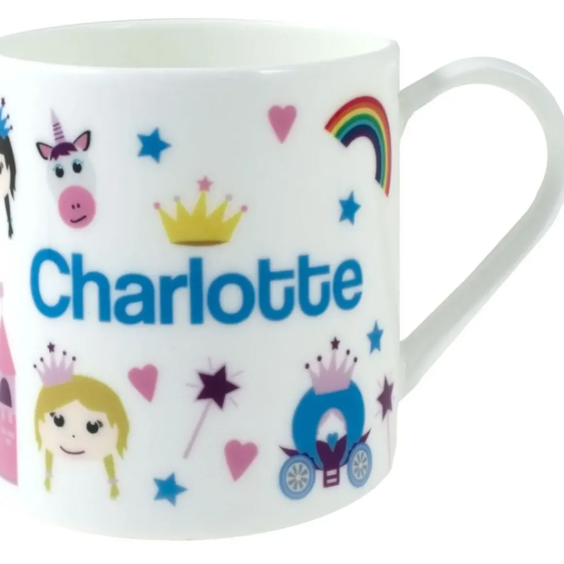 Personalised China Mug - Princess & Castle