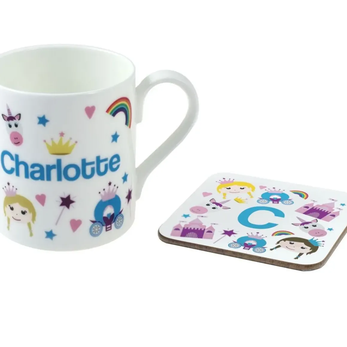 Personalised China Mug - Princess & Castle