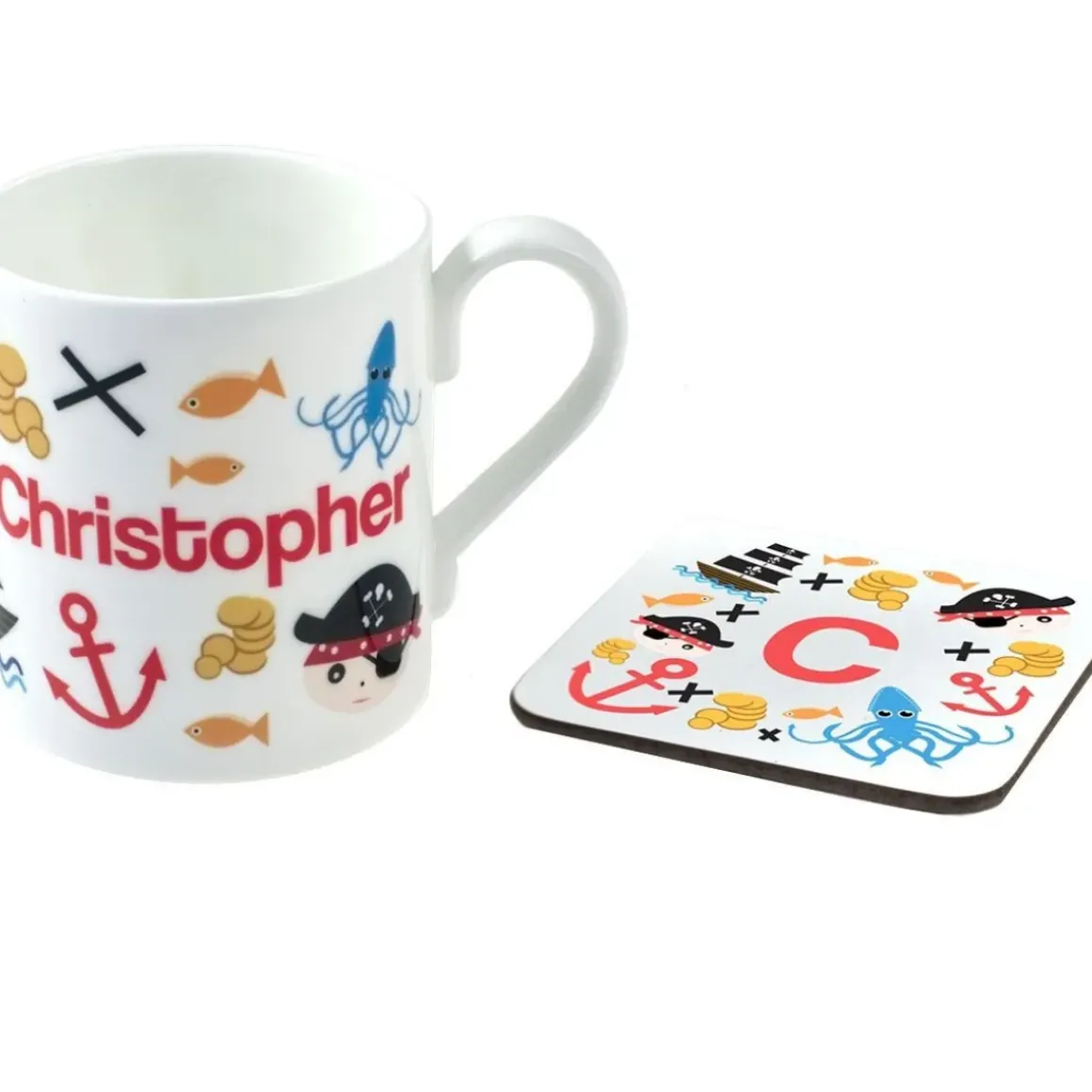 Personalised China Mug - Pirate Adventures
